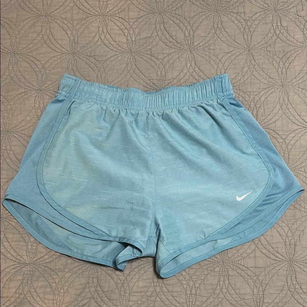 Nike Blue Athletic Dri Fit Running Shorts